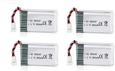 Set of 4 LiPo 850mAh 3.7V Batteries for Syma X5SC X5SW RC Drones  Durable