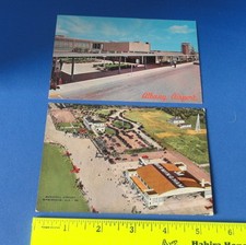 (2) Old Aviation Postcards - Airline Planes