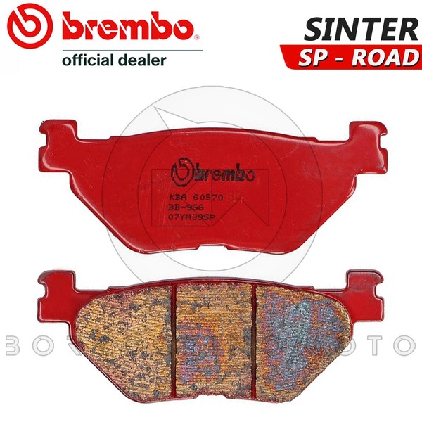 BremsbelÄGe Hinten Brembo 07YA39SP Yamaha XVS 1300 A Midnight Star 2008-image