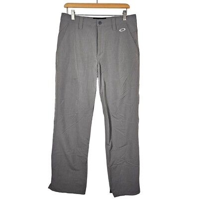 Oakley Men's Gray Golf Pants 32W 32L Lightweight Durable Casual