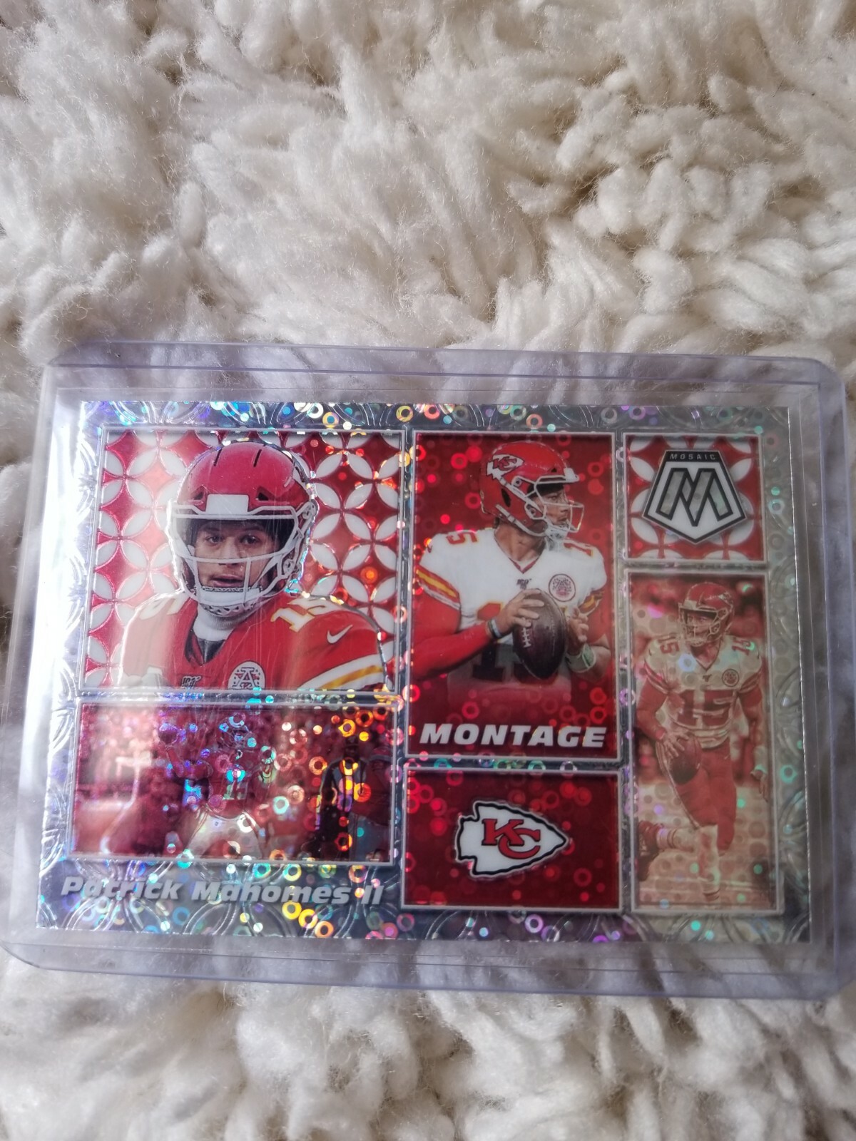 2020 Panini Mosaic Patrick Mahomes Disco Prizm M16