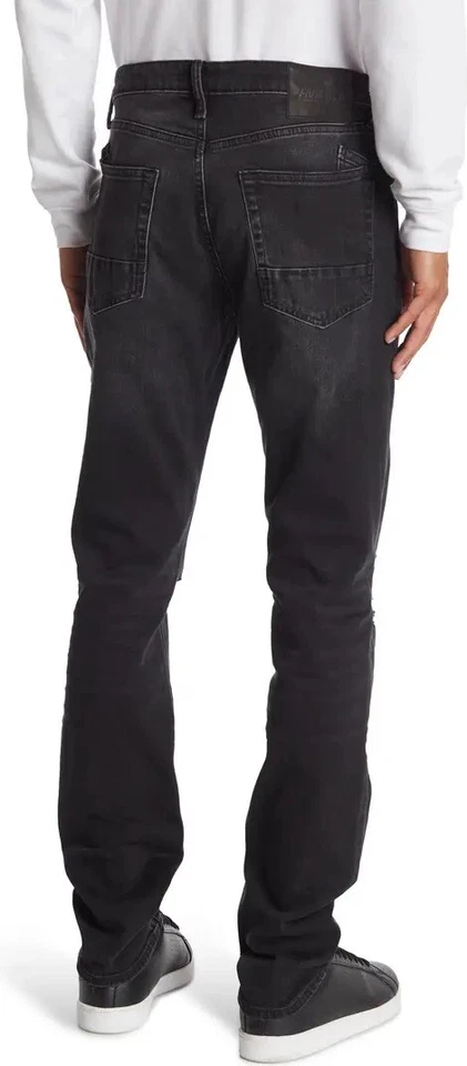 PRPS Le Sabre Barnwell Slim Tapered Distressed Jeans Black Men’s Sz 30 New $228 - Image 2 of 4