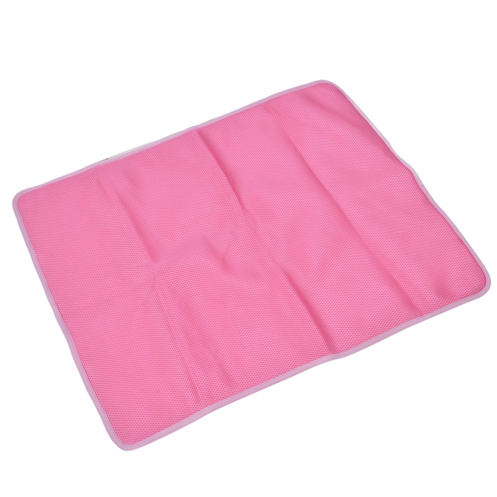 (Pink S)AUHX Pet Cooling Pad 3 Layers Durable Pet Cooling Mat For Bed
