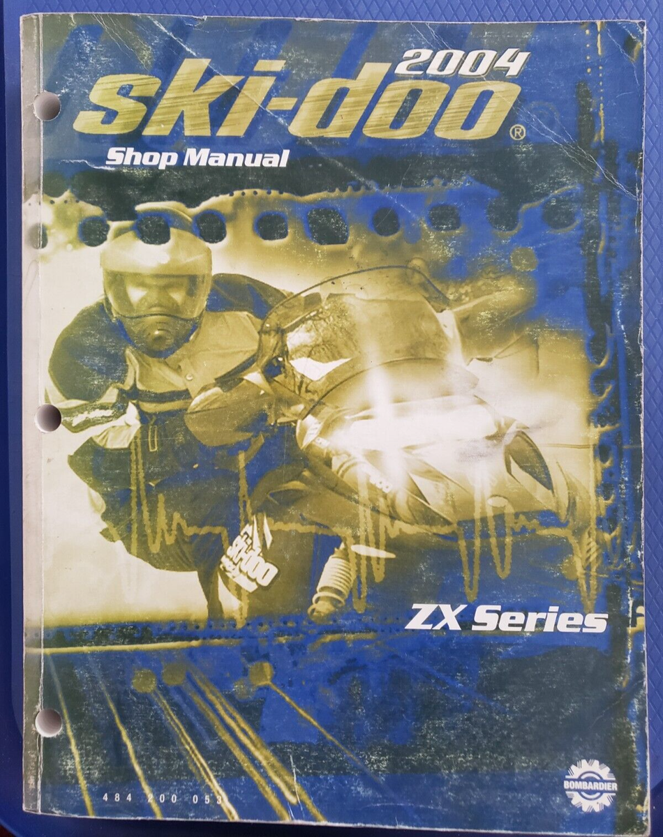 Ski-Doo 2004 ZX Series Factory Shop Manual 5 | eBay
