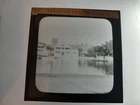 Magic Lantern Slide kingston on thames view from the tow path C1900 antique