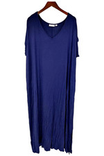 Belle by Kim Gravel Women's Rayon Span Cap Slv Maxi Dress Twilight