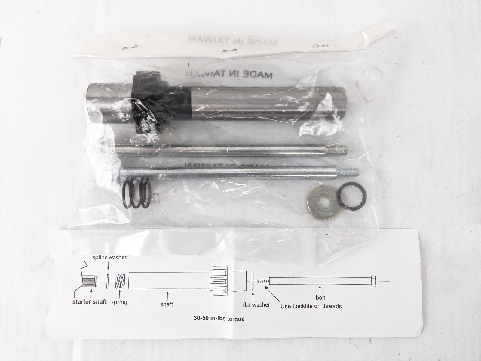 8993 Harley EVO Evolution 9 Tooth 9t Starter Jackshaft Pinion Shaft