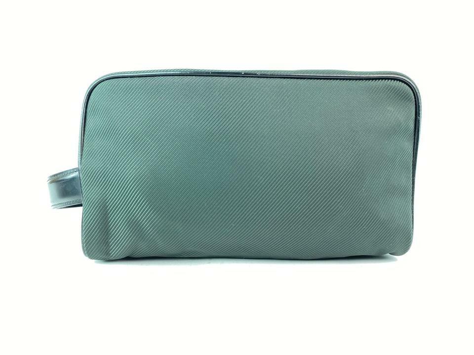 Louis Vuitton Green Taiga Nylon Palana Cosmetic Pouch Toiletry