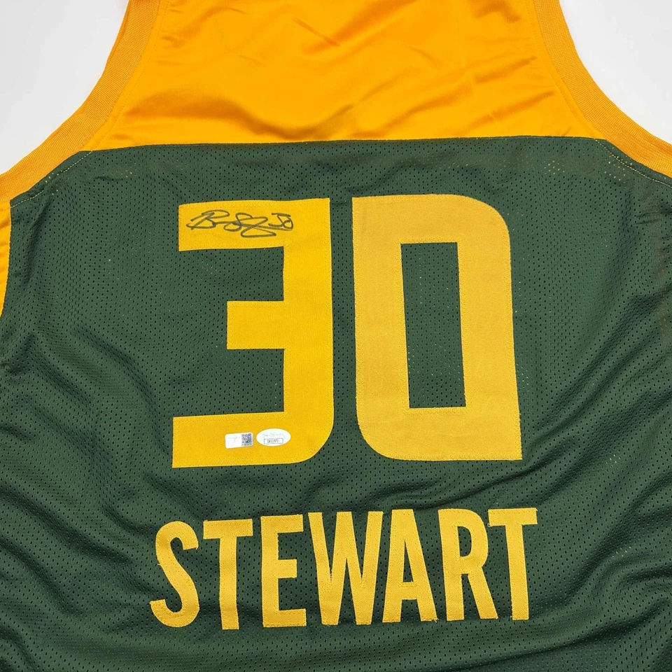 Autographed/Signed Breanna Stewart Seattle Green Basketball Jersey JSA COA - Image 2 of 4