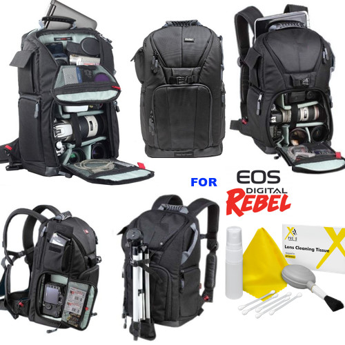 VIVITAR XL BACKPACK SLING CARRYING CASE FOR CANON EOS REBEL 