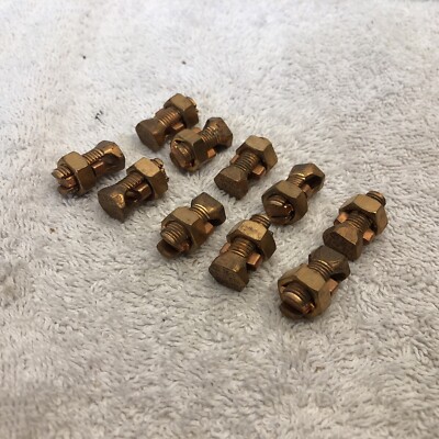 Lot of 10 Ilsco IK-8 8-10 AWG Split Bolt Connectors (3546)