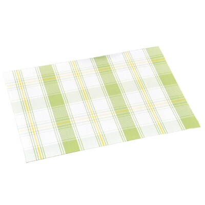 Kesper 77548 | Platzset in grün-weiß-kariert 43 x 29 x 0,1 cm Tischset