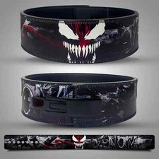 Venom Weight lifting Belt Anime Weightlifting & Powerlifting Belt Leather (13mm)