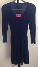 NEW Thakoon for Design Nation size S blu knit dress NWT $70