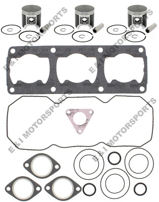 Polaris Indy XLT SKS 580 SPI Pistons Top End Gasket Kit Std Bore 64mm 1993 1994