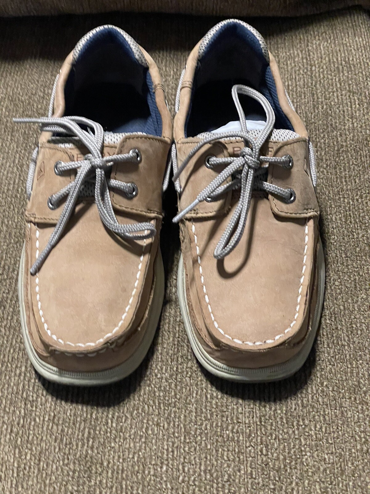 Tan Leather Boat Deck Shoes Boys 