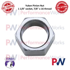 Yukon Gear & Axle Differential Pinion Nut 7/8"x16 Thread For Chevy, GMC, Pontiac