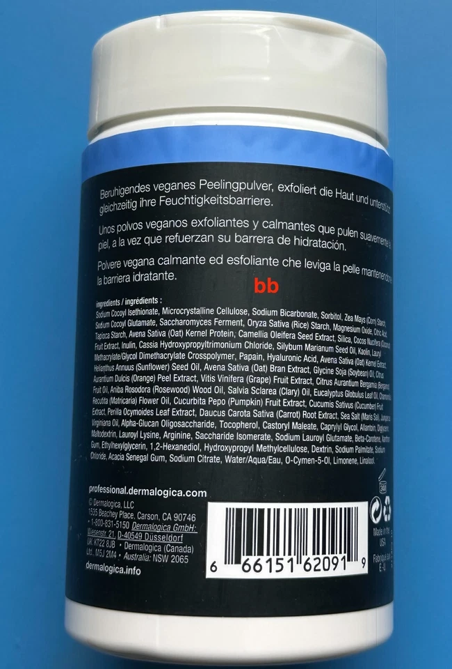 Dermalogica Daily Milkfoliant Powder Scrub Exfoliant 6 oz 177ml NewPRO Authentic - Image 2 of 2