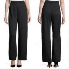 St. John Collection Black Santana Knit Pull On Pants Size 6