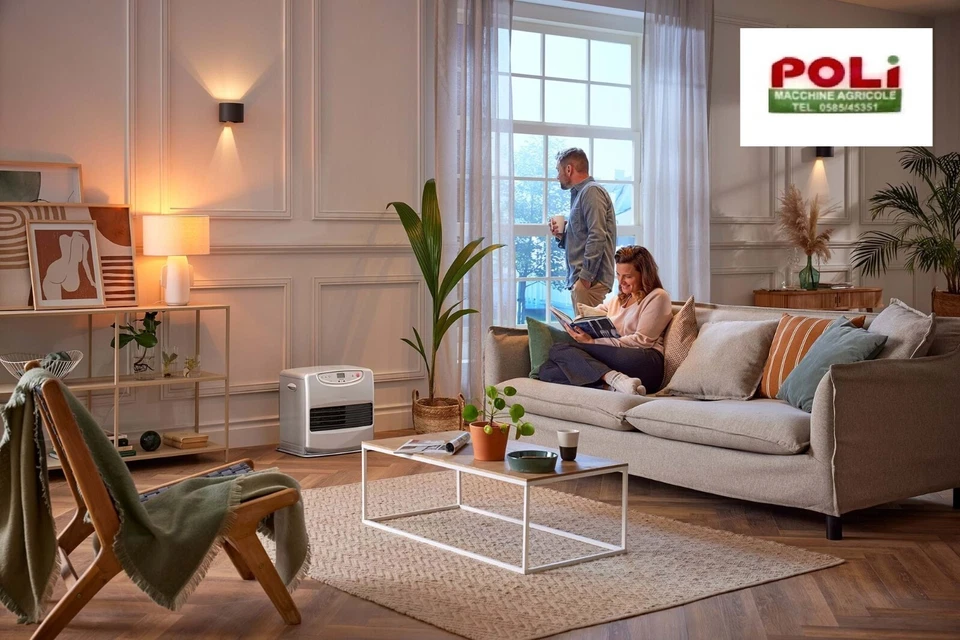 STUFA A COMBUSTIBILE QLIMA LASER SRE 8040 TC ELETTRONICA AUTOMATICA SENZA CANNA - Immagine 3 di 4