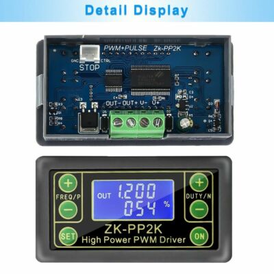 High Power PWM & Pulse Signal Generator Frequency Duty Cycle Adjustable Driver