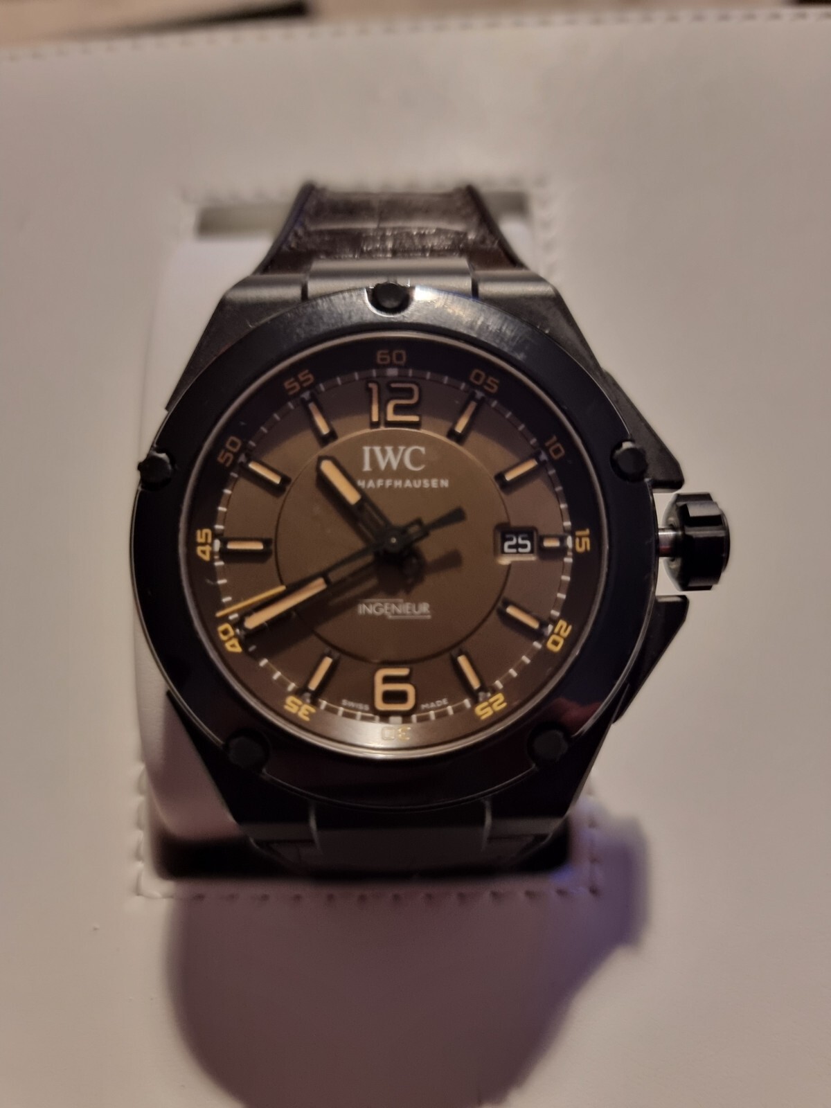 IWC Ingenieur Brown Men's Watch - IW322504