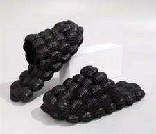 Mens Women Massage Bubble Slides Slippers Funny Lychee Non-slip Spa Slippers