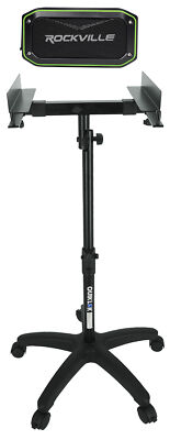 Quik Lok QL-400 Adjustable Studio Locator Stand w/Castors/Tilt+Bluetooth Speaker