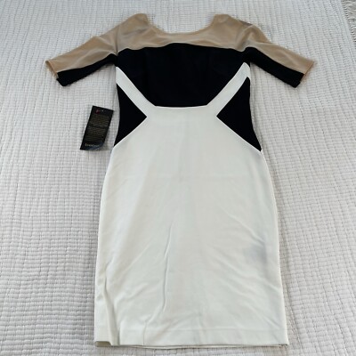 Bebe Dress Womens Small Bodycon Bandage Long Sleeve Neutral Geometric Mesh NEW | eBay Bebe Dress Womens Small Bodycon Bandage Long Sleeve Neutral Geometric Mesh NEW | eBay