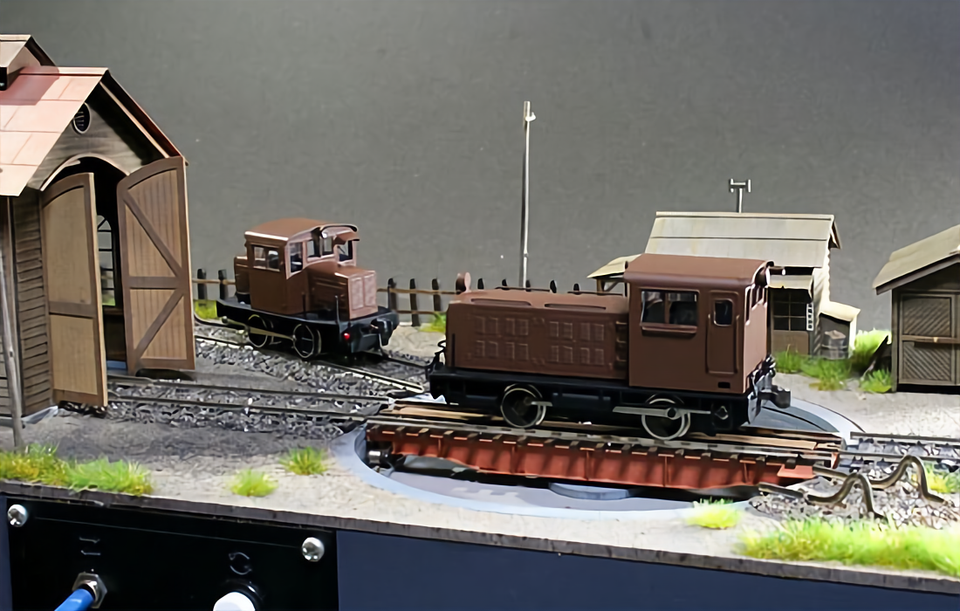 HOn30/HOe Scale M's Electric Turntable Kit Narrow Gauge Locomotive ...