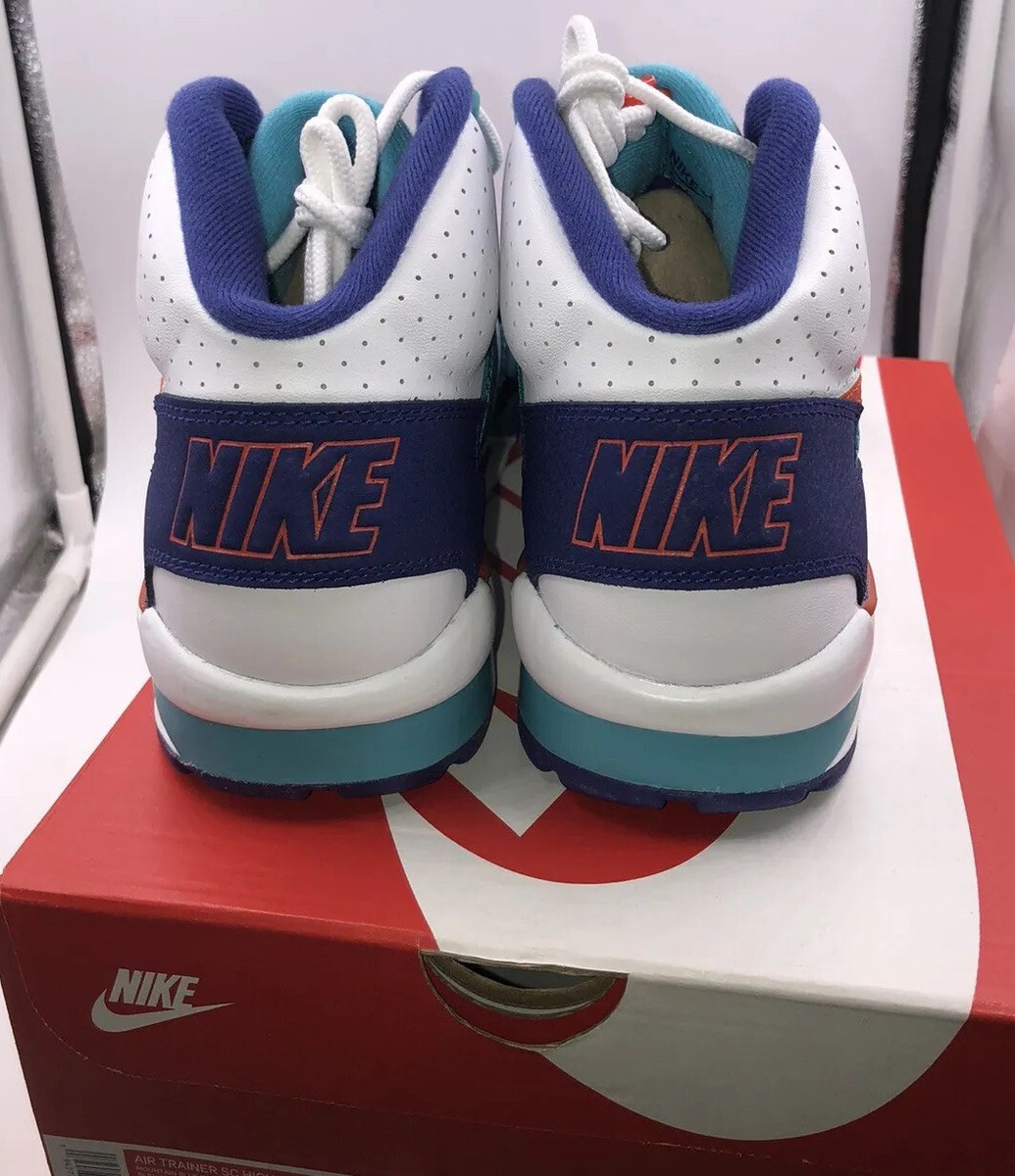 Nike Air Trainer SC Miami Dolphins DS Size 8.5 Blue Orange W