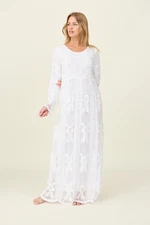 Lacie White Temple / Simple Wedding Dress REGULAR AND PETITE SIZING