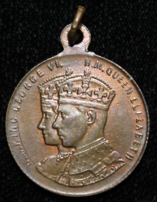 ヴィル・ド・セダン 銀メダル 1937年 1937 CORONATION MEDAL To Commemorate of King George VI & Queen