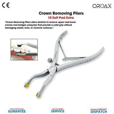 Pinzas para extracción de coronas dentales temporales Pinzas para pinzas dentale