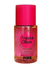 VICTORIA’S SECRET PINK FRESH & CLEAN FRAGRANCE BODY MIST SPRAY SPLASH 2.5 oz