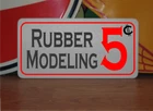 RUBBER MODELING 6"x12" Tin Metal Sign Vintage Style Design Fetish Decor