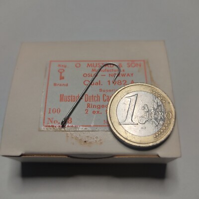 100X MUSTAD 1982A Dutch Carliste Hooks Weißfisch Marane 