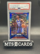 TERANCE MANN 2019 PANINI PRIZM BLUE FAST BREAK ROOKIE PRIZMS RC 11/175 PSA 10