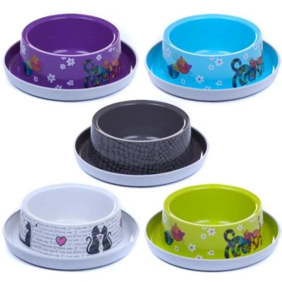 Trendy Napf Futternapf Wassernapf für Hund Katze Kleintiere 350 ml viele Farben