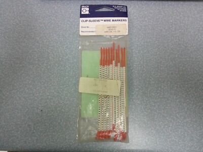 BRADY SCNC 10 WIRE DIA. .110-.134 WIRE MARKERS