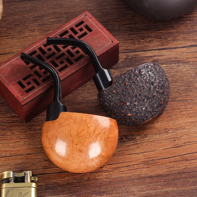 Classic Bruyere Pipe Handmade Solid Wood Creative Pocket Pipe Tobacco Pipes
