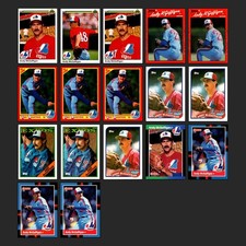 Andy McGaffigan Lot 17 Baseball Cards Expos Topps Donruss Score MLB