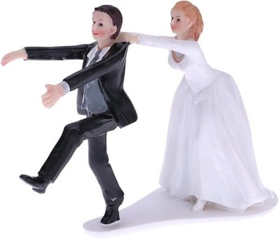 Anself Tortenaufsatz Brautpaar Hochzeit Hochzeitspaar  Figur Kuchen Tortendeko