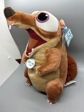 NEW Just Play Ice Age Scrat Tales Baby Scrat 10.5 Plush Toy w/ Sound - Tested