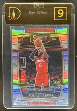 2021-22 Panini Select Usman Garuba RC Silver Prizm Concourse #56 DCI RAW 9