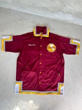 platinum fubu harlem globetrotters jersey style snap front hiphop style