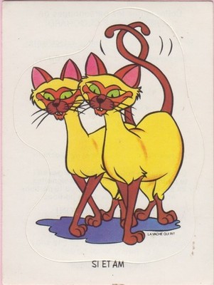 panini laughing cow WALT DISNEY si et am sticker