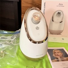 Vanity Planet Aira Ionic Facial Steamer for Cleansing, White Plastic
