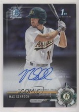 2017 Bowman Chrome Prospect Auto Max Schrock #CPA-MSC Auto 0q65
