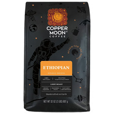 Copper Moon Light Roast Whole Bean Coffee, Ethiopian Blend, 32 Oz.